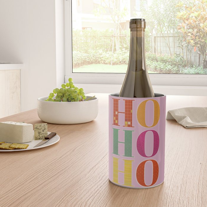 HO HO HO Festive Letters Wine Chiller Gallery Image 4