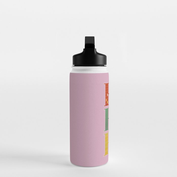 HO HO HO Festive Letters Water Bottle Gallery Image 3