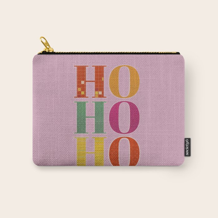 HO HO HO Festive Letters Carry All Pouch Gallery Image 1