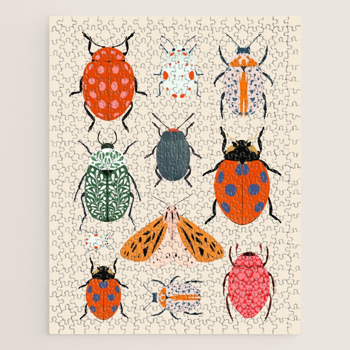 Beetles and butterfies Jigsaw Puzzle