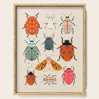 Beetles and butterfies Serving Tray Gallery Image 1