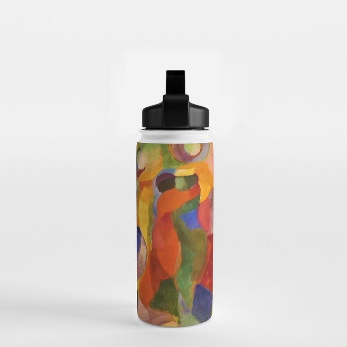 La Bal Bullier (Dancers under Saint-Michel Theater Dome Lights) by Sonia Delaunay Water Bottle Gallery Image 2