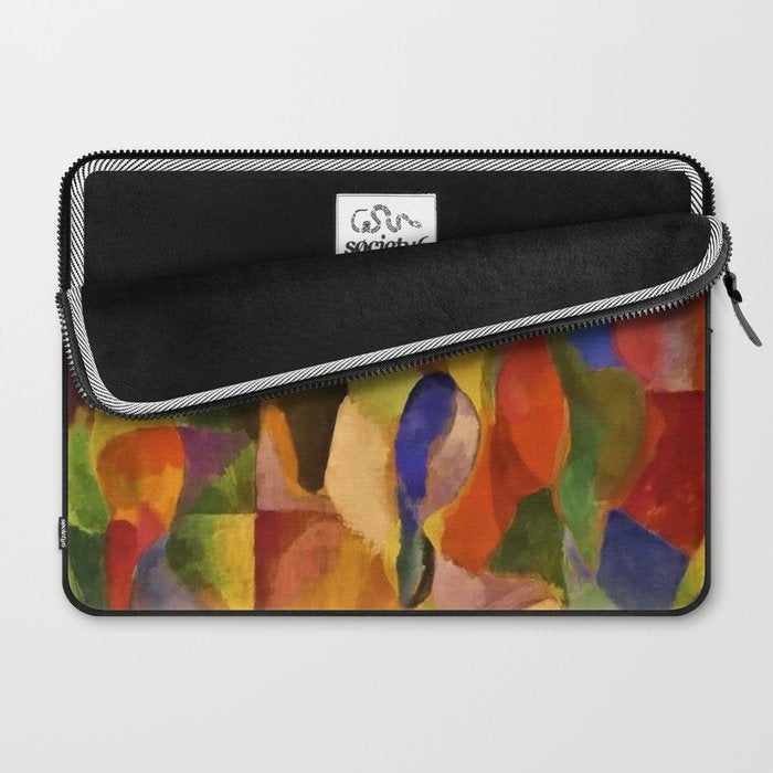 La Bal Bullier (Dancers under Saint-Michel Theater Dome Lights) by Sonia Delaunay Laptop Sleeve Gallery Image 2