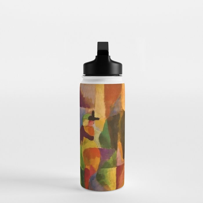 La Bal Bullier (Dancers under Saint-Michel Theater Dome Lights) by Sonia Delaunay Water Bottle Gallery Image 3