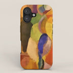 La Bal Bullier (Dancers under Saint-Michel Theater Dome Lights) by Sonia Delaunay iPhone Case Gallery Image 1