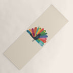 Whimsical Peacok Yoga Mat Gallery Image 1