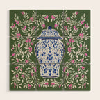 Chinoiserie Blossoms Wood Wall Art Gallery Image 1