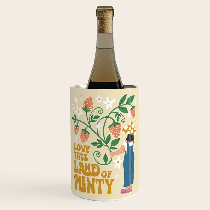 Plenty o' Strawberries  Wine Chiller Gallery Image 1