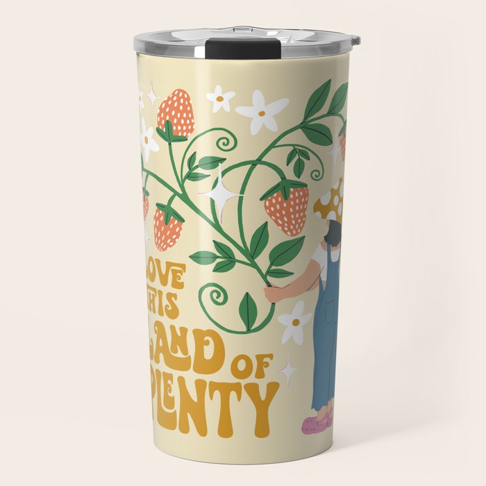 Plenty o' Strawberries  Travel Mug Gallery Image 1