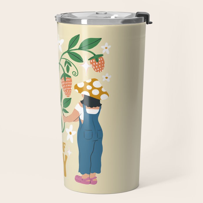 Plenty o' Strawberries  Travel Mug Gallery Image 2