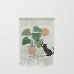 Cat and Plant 13: The Making of Monstera Wall Hanging Gallery Image 1