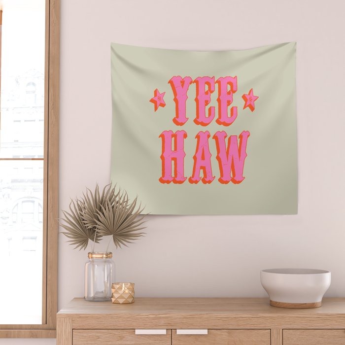 Yee Haw Wall Tapestry Gallery Image 2