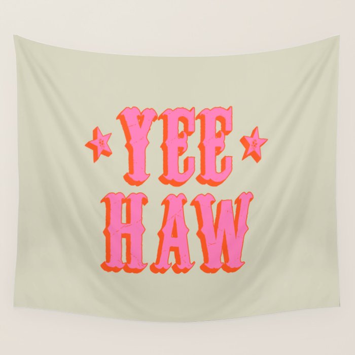 Yee Haw Wall Tapestry Gallery Image 4
