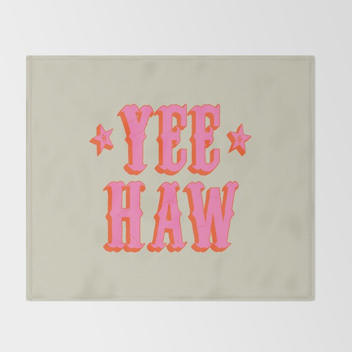 Yee Haw Throw Blanket Gallery Image 2