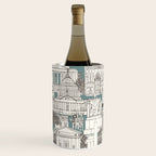 Washington DC toile juniper Wine Chiller Gallery Image 1