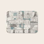 Washington DC toile juniper Bath Mat Gallery Image 1
