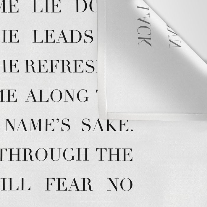 Psalm 23 Wall Tapestry Gallery Image 3