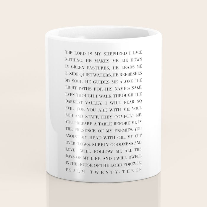 Psalm 23 Coffee Mug Gallery Image 4