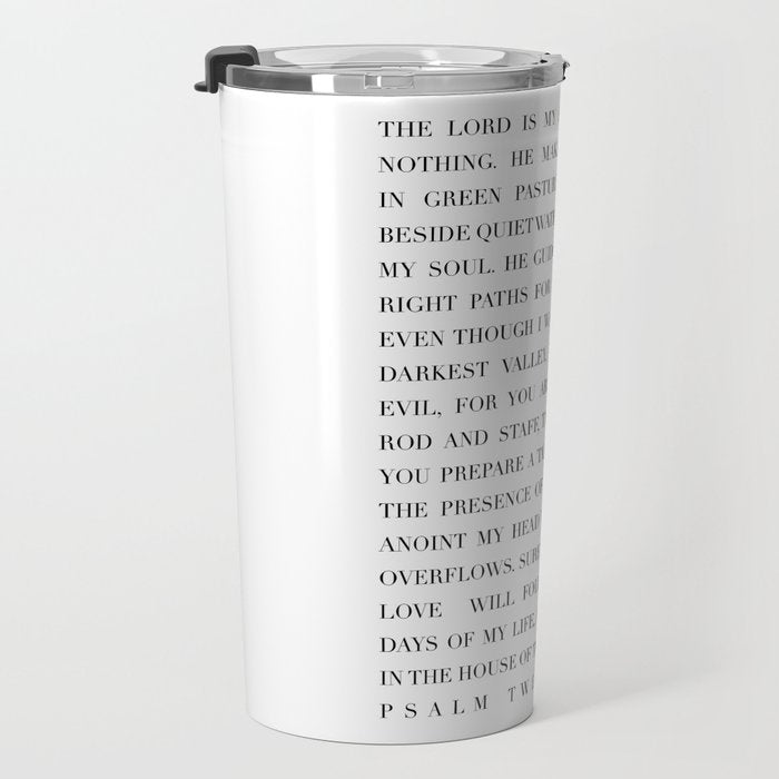Psalm 23 Travel Mug Gallery Image 3