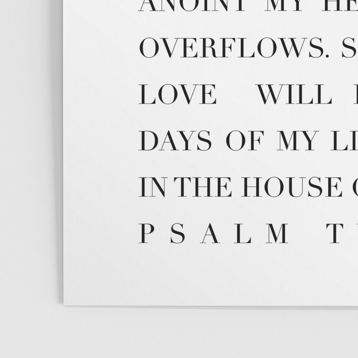 Psalm 23 Poster Gallery Image 3