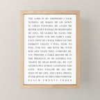 Psalm 23 Mini Art Print Gallery Image 1
