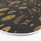 Gemini - Zodiac Sign Bath Mat Gallery Image 3