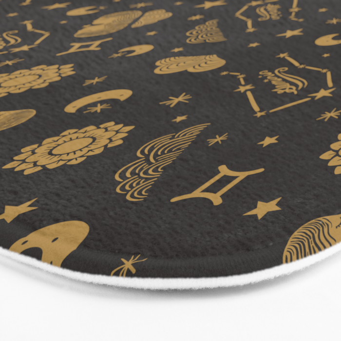 Gemini - Zodiac Sign Bath Mat Gallery Image 3