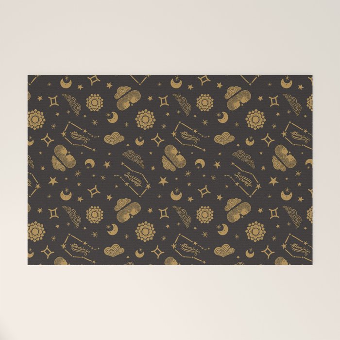Gemini - Zodiac Sign Welcome Mat Gallery Image 1
