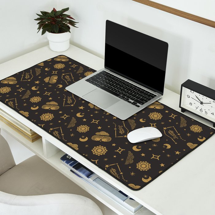 Gemini - Zodiac Sign Desk Mat Gallery Image 2