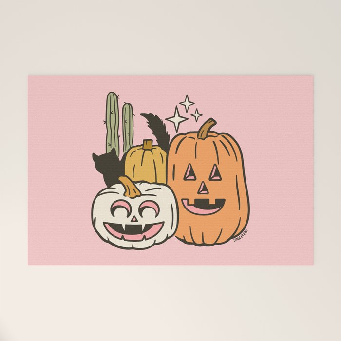 Cutie Pumpkins Welcome Mat Gallery Image 1