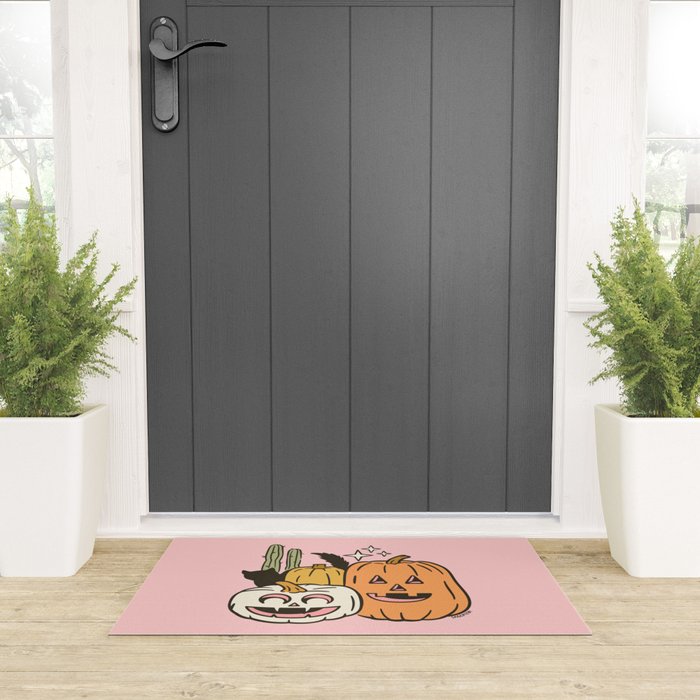 Cutie Pumpkins Welcome Mat Gallery Image 3
