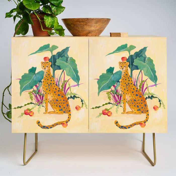 Cheetah and Apples Credenza Gallery Image 1