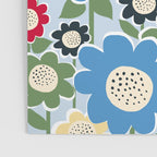 Flowerscape field - charming blue Poster Gallery Image 3