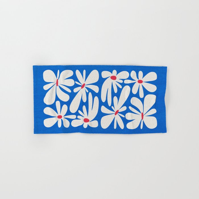 Bloom: Cobalt Blue Matisse Color Series 02 Bath Towel Gallery Image 1