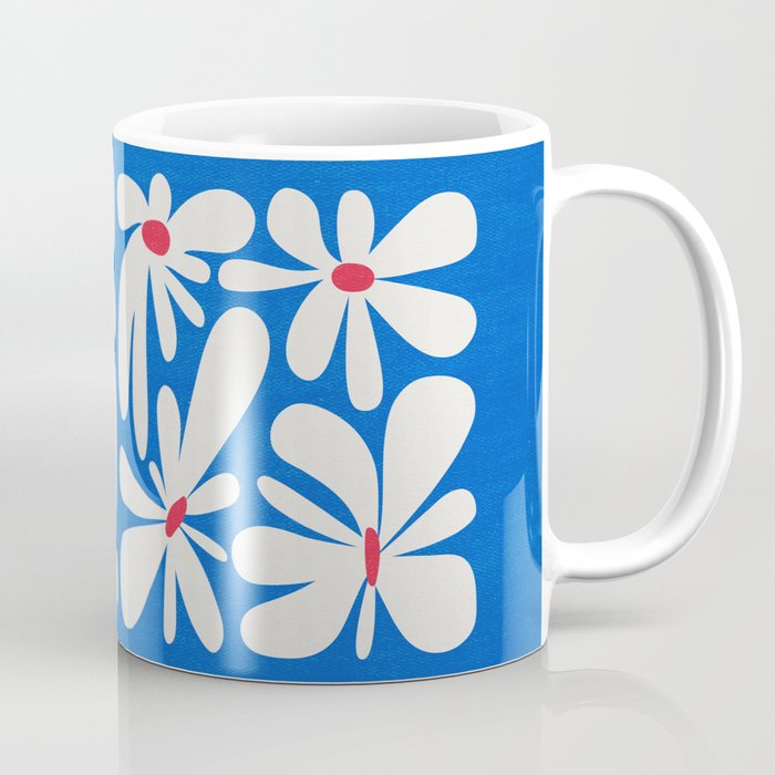 Bloom: Cobalt Blue Matisse Color Series 02 Coffee Mug Gallery Image 1