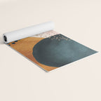 Abstract Watercolor Terracotta, Green & Blush Pink Art Print By LandSartprints Yoga Mat Gallery Image 2