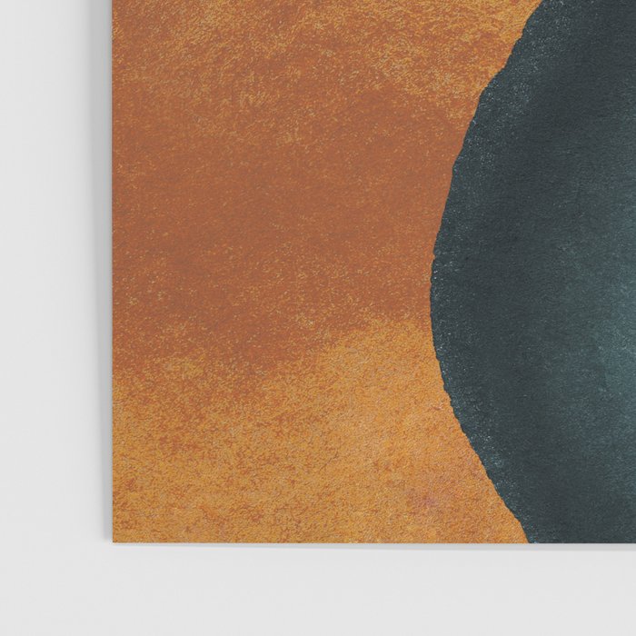 Abstract Watercolor Terracotta, Green & Blush Pink Art Print By LandSartprints Poster Gallery Image 3