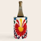 Red Mexican Flower Wine Chiller Gallery Image 1
