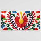 Red Mexican Flower Desk Mat Gallery Image 3
