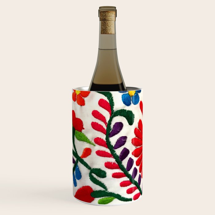 Red Mexican Flower Wine Chiller Gallery Image 2