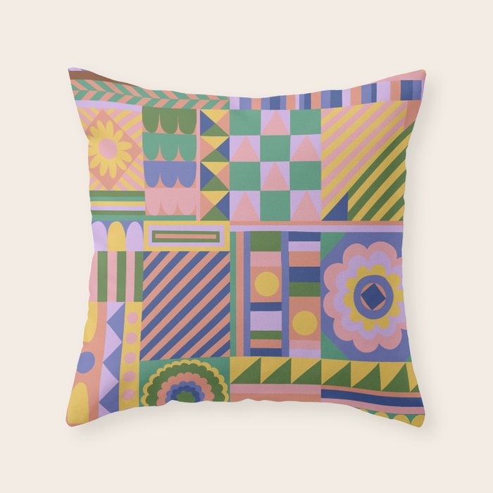 Composition #02 Throw Pillow Gallery Image 6
