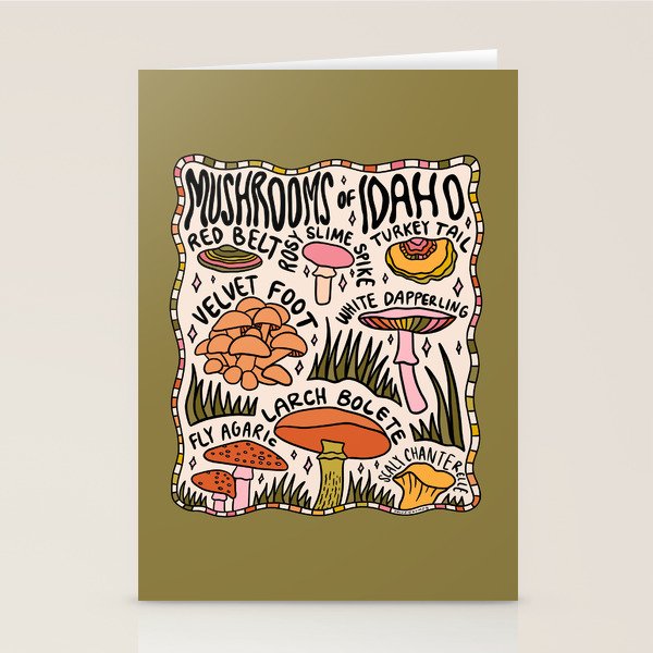 Mushrooms of Idaho Stationery Card Gallery Image 2