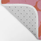 Pink Prairie Florals Bath Mat Gallery Image 2