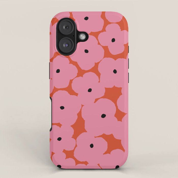 Pink Prairie Florals iPhone Case Gallery Image 1