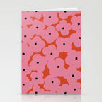Pink Prairie Florals Stationery Card Gallery Image 2