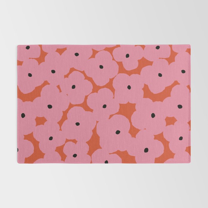 Pink Prairie Florals Rug Gallery Image 2