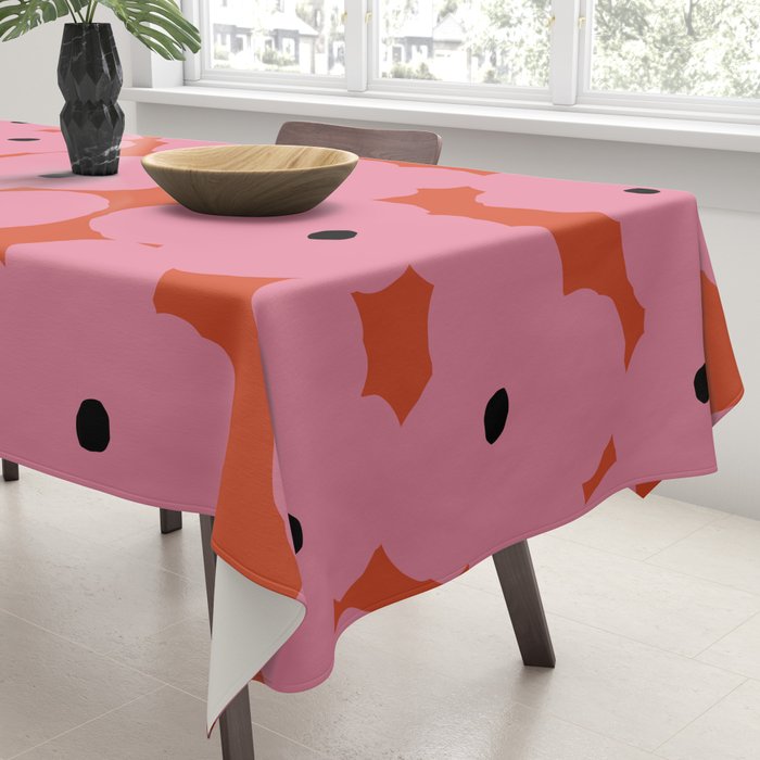Pink Prairie Florals Tablecloth Gallery Image 3