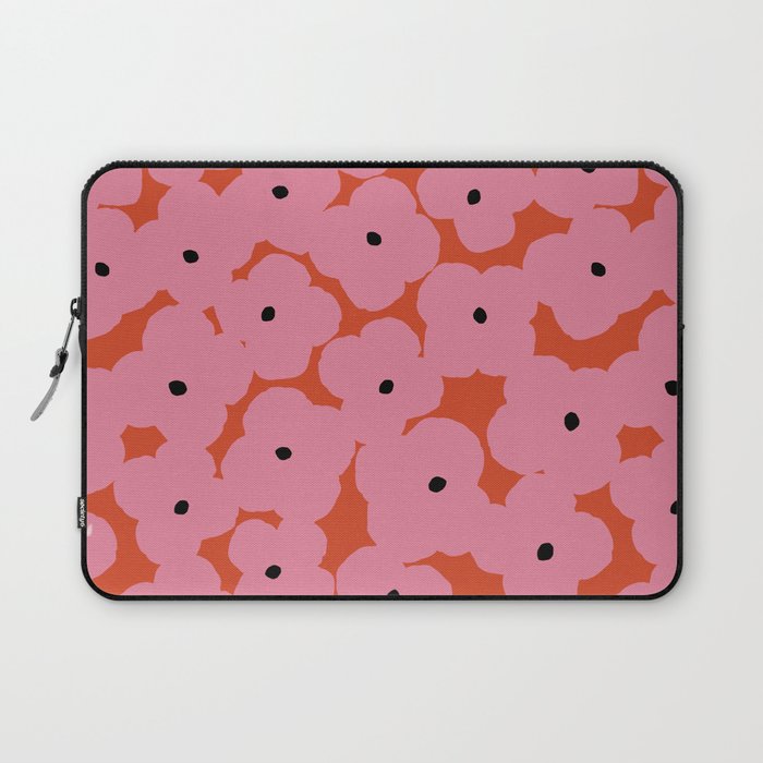 Pink Prairie Florals Laptop Sleeve Gallery Image 1