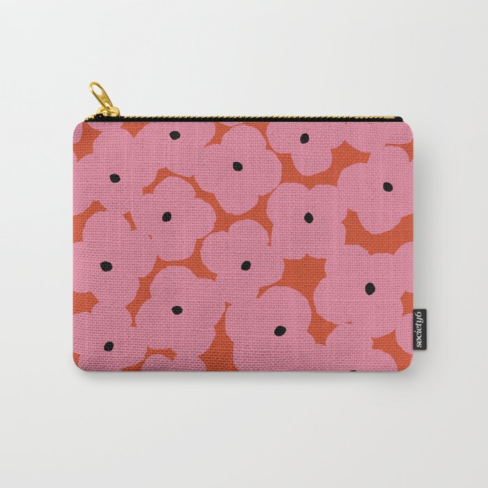 Pink Prairie Florals Carry All Pouch Gallery Image 1