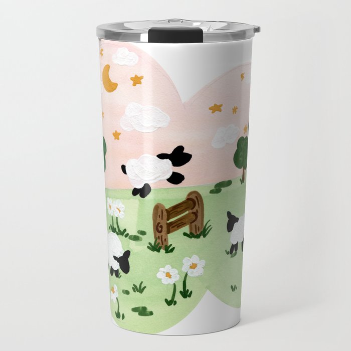 Counting Sheep Travel Mug Gallery Image 1